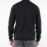 Maglia Polo Nero in pura lana L1MFW25266736 D001 LOW BRAND 