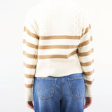 Maglia jacquard a righe Ermanno by Ermanno Scervino