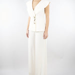 Giacca Burro in cady senza maniche con ampio scollo GI01401TVIS0026 V0359 SIMONA CORSELLINI 