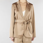 Blazer Tortora in doppio raso PBPGATTI 6 PENNY BLACK 