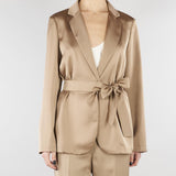 Blazer Tortora in doppio raso PBPGATTI 6 PENNY BLACK 