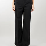 Pantalone palazzo in tela di lana Max Mara Weekend