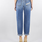 Jeans a ovetto con lucchetto gioiello PJ27D61E2 139 ELISABETTA FRANCHI 