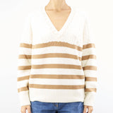 Maglia jacquard a righe Ermanno by Ermanno Scervino