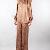Pantalone Bronzo in satin PA288B 50 BOHEMIAN VI 