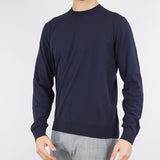 Maglia Blu in puro cotone extrafine