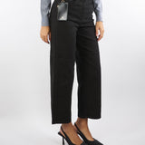 Jeans Nero in drill di cotone PJ04D56E2 110 ELISABETTA FRANCHI 