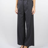 Pantalone wide leg con pences Vicolo