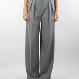 Pantalone Grigio con pences PA01301TJER0060 V0071 SIMONA CORSELLINI 
