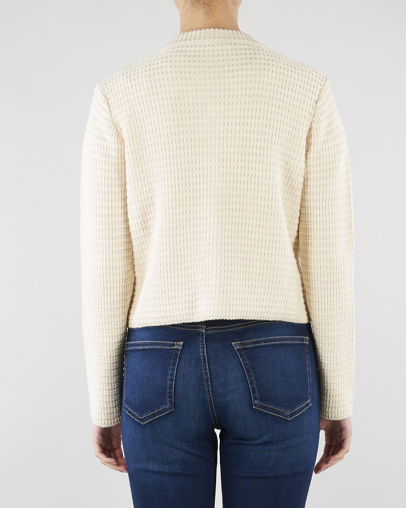 Cardigan crop Crema in cotone WKDVODKA 1 MAX MARA WEEKEND 