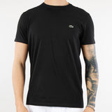 T-shirt girocollo in cotone Pima Lacoste