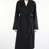 Cappotto Nero a vestaglia in cashmere EUCLIDE 10 MAX MARA STUDIO 
