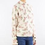 Maglia Crema-Rosa con stampa a fiori RF5187MA51I P9073 BLUGIRL 