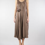 Abito Marrone in twill crinckle MLMALCOOL 1 MARELLA 