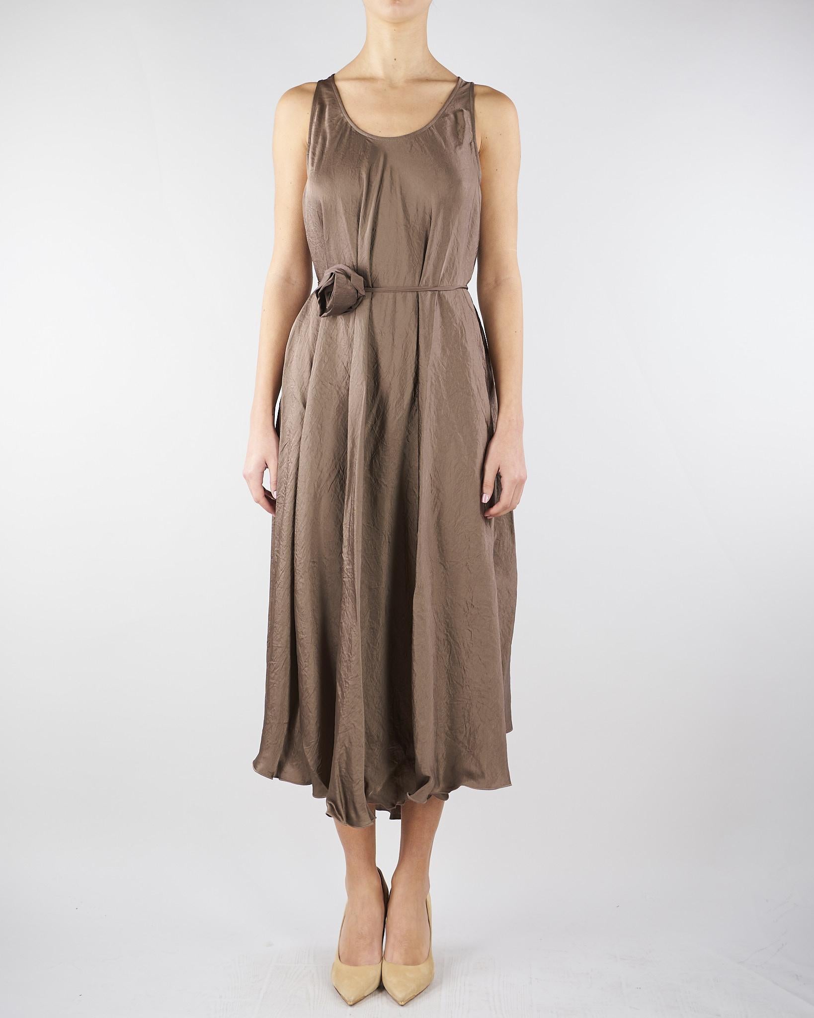 Abito Marrone in twill crinckle MLMALCOOL 1 MARELLA 