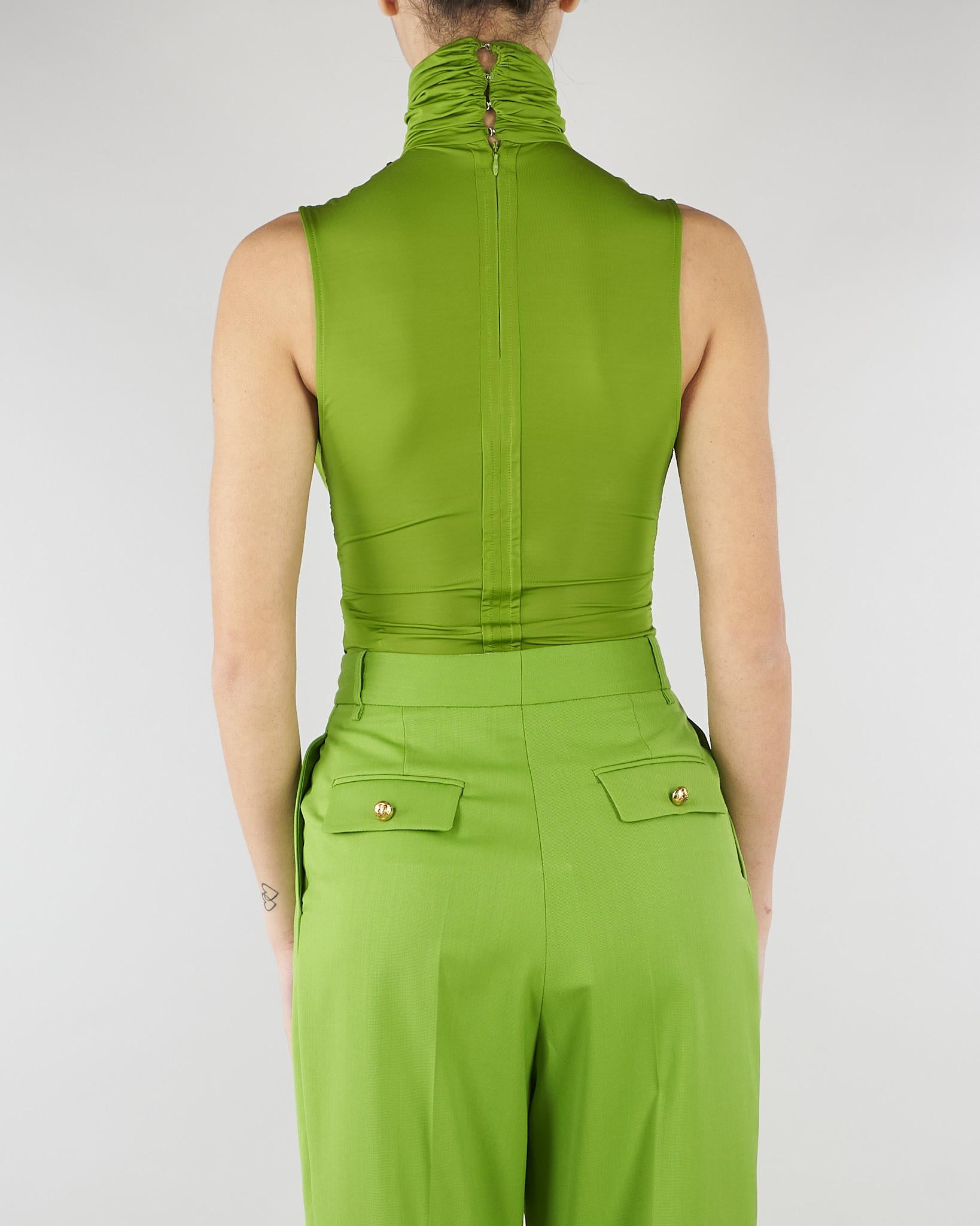 Body Aloe in jersey crêpe leggero con dettaglio gioiello BO01661E2 EV3 ELISABETTA FRANCHI 
