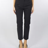 Pantalone Nero in gabardina stretch