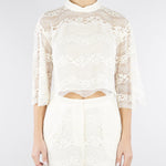 Blusa Burro in pizzo macramè TP2900 59 TWIN SET 