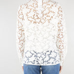 Camicia Bianco in cotone sangallo PBPACACIA 1 PENNY BLACK 