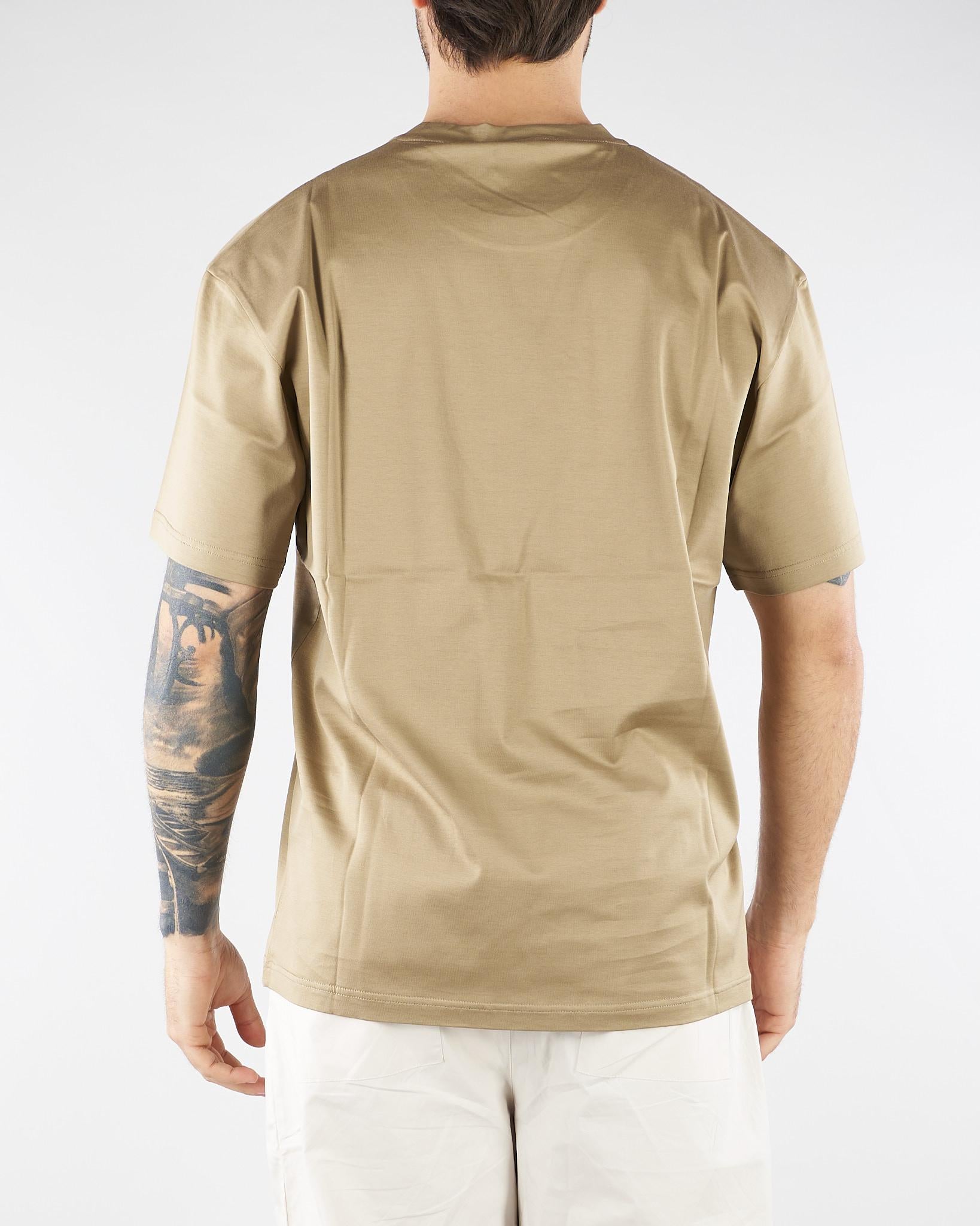 T-shirt Tabacco in filo di Scozia Relaxed fit U0291R5001 62 UNGARO 