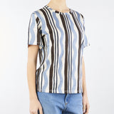 T-shirt in jersey stampato