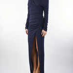 Abito lungo Blu in lurex AT127 89 ATELIER LEGORA 