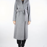 Cappotto Grigio in drap di pura lana LORIANA 11 MAX MARA STUDIO 