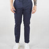Pantalone Roxy Blu in cotone GC1PSS266888 E044 GOLDEN CRAFT 