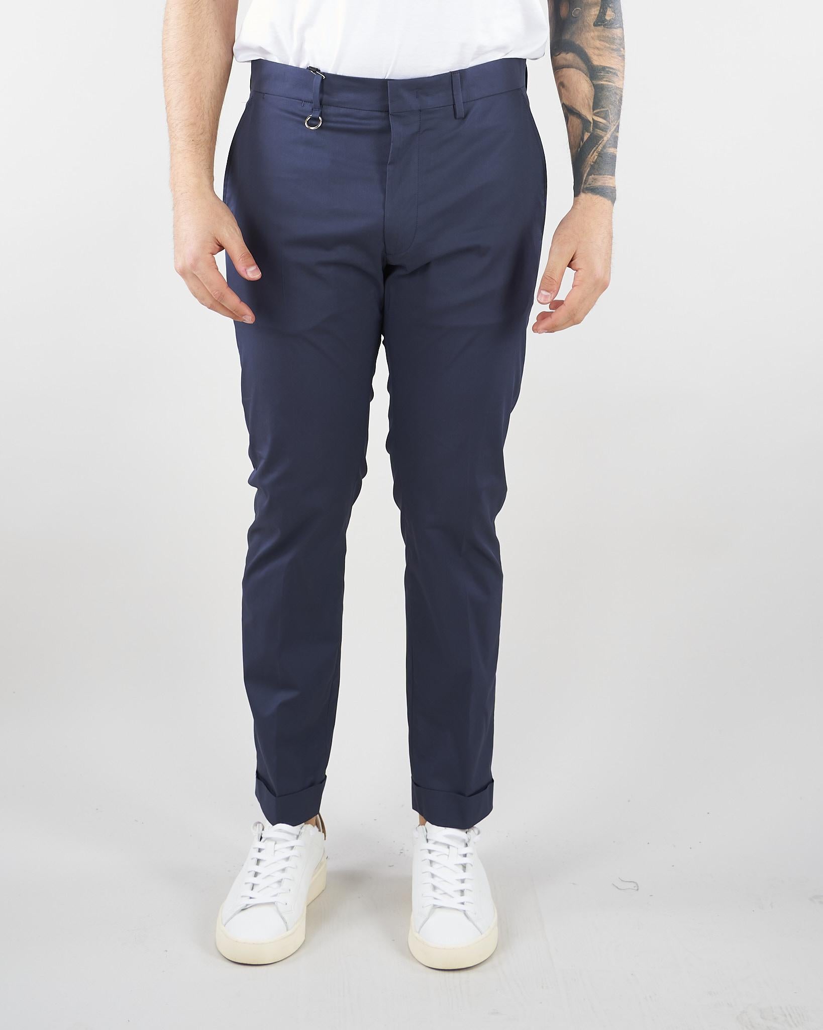 Pantalone Roxy Blu in cotone GC1PSS266888 E044 GOLDEN CRAFT 