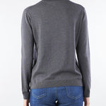 Maglia Dolcevita Grigio in filato di seta e lana KIKU 5 MAX MARA WEEKEND 