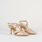 Slingback Nude in pelle 323 40 WO MILANO 