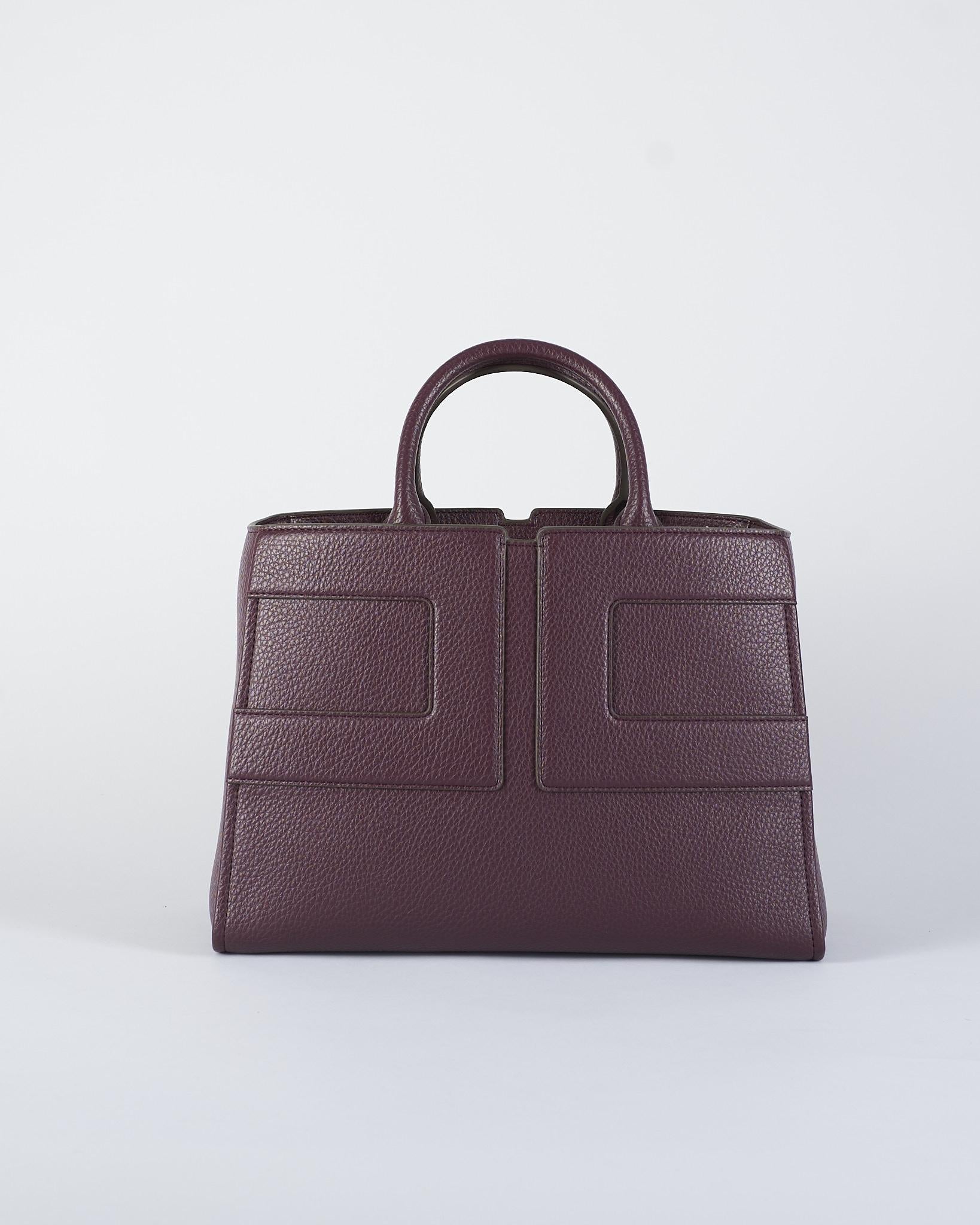 Borsa Merlot tote grande con logo BS34A56E2 EA4 ELISABETTA FRANCHI 