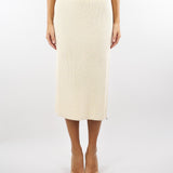 Gonna Crema midi in maglia 2G1042K9O3A W405 PATRIZIA PEPE 