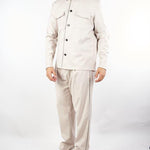 Pantalone Panna in tessuto tecnico con gamba e fondo largo L1PFW25266967 A039 LOW BRAND 