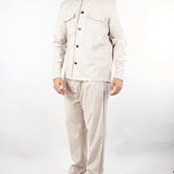 Pantalone Panna in tessuto tecnico con gamba e fondo largo L1PFW25266967 A039 LOW BRAND 