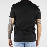 T-shirt Basic Nero in cotone mercerizzato LT26001 D001 LOW BRAND 