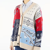 Cardigan Multicolor over in filato jacquard BAOBAB 1 MAX MARA WEEKEND 