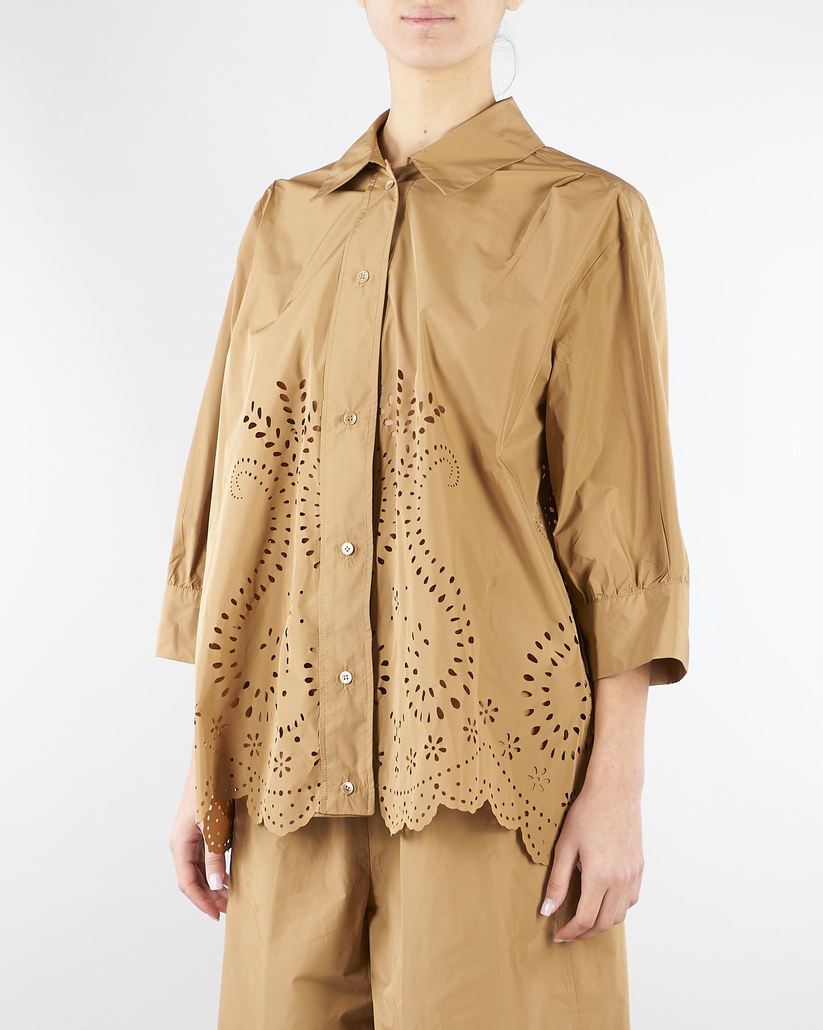 Camicia Biscotto con ricamo laser M6PD00 296 MEIMEIJ 