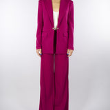 Blazer Magenta con chiusura catena in metallo
