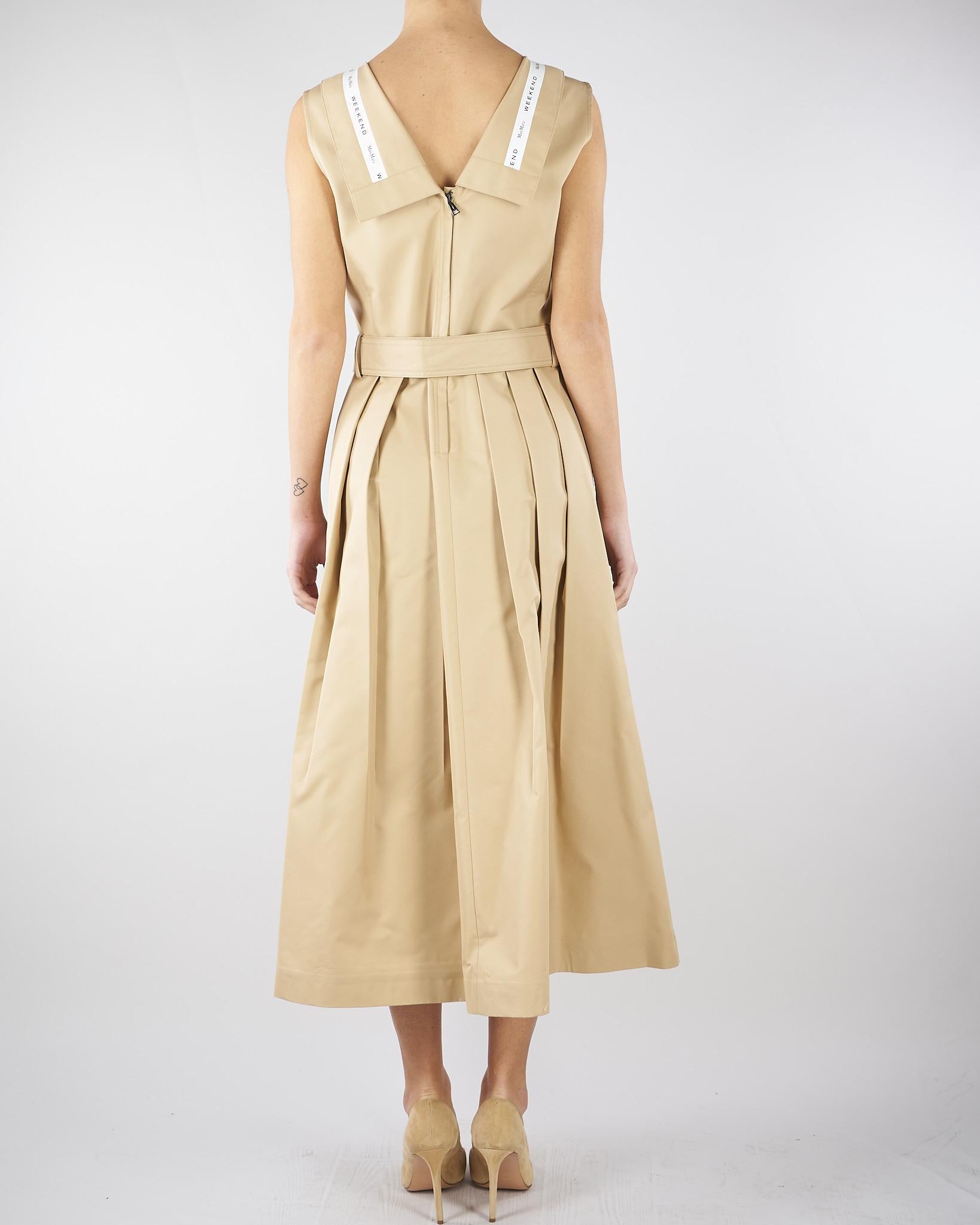 Abito Beige in gabardina WKDCONO 3 MAX MARA WEEKEND 