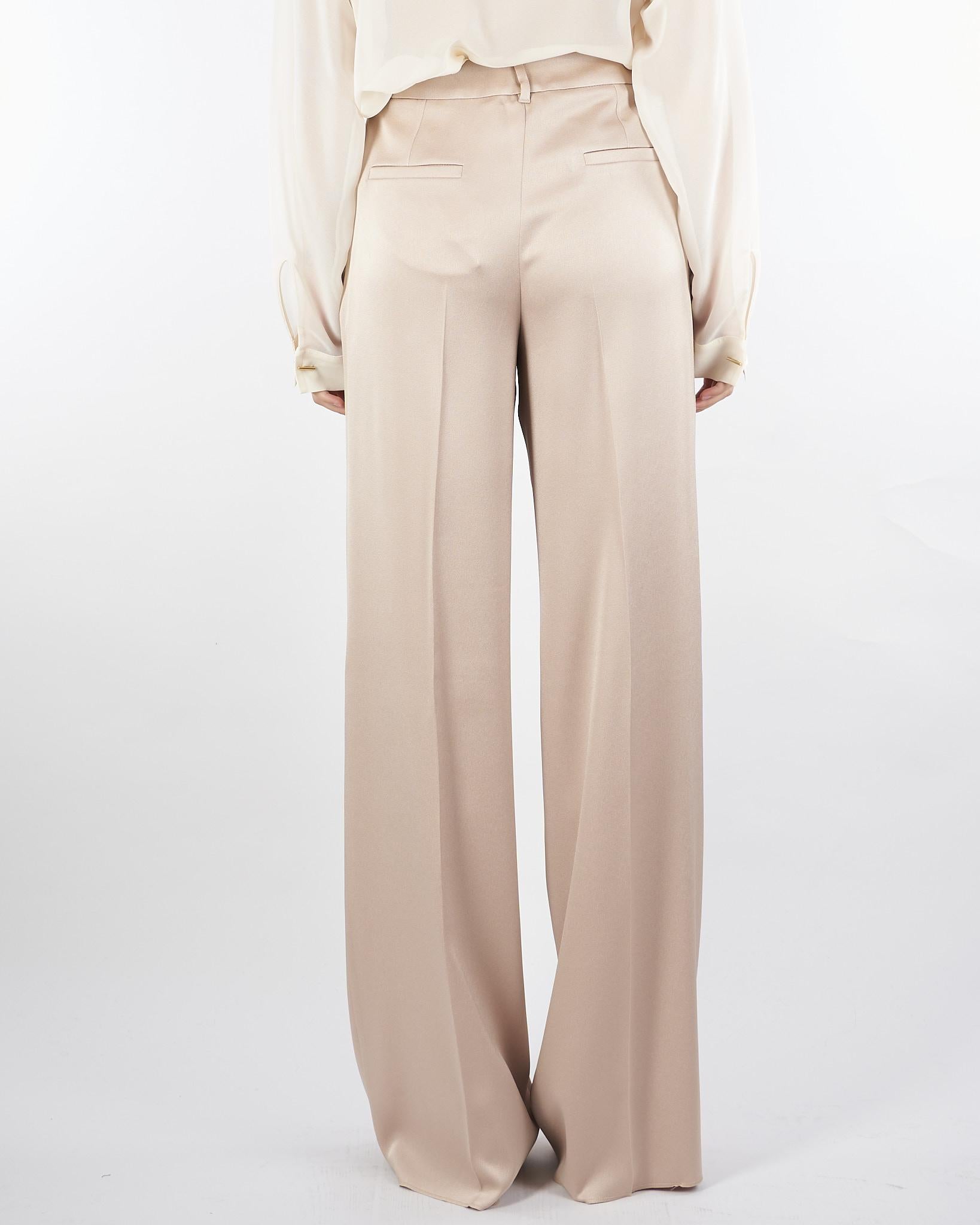Pantalone in satin Champagne WOLF 2 MARELLA 