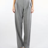 Pantalone Grigio in saglia di lana ENTRATA 10 MAX MARA STUDIO 