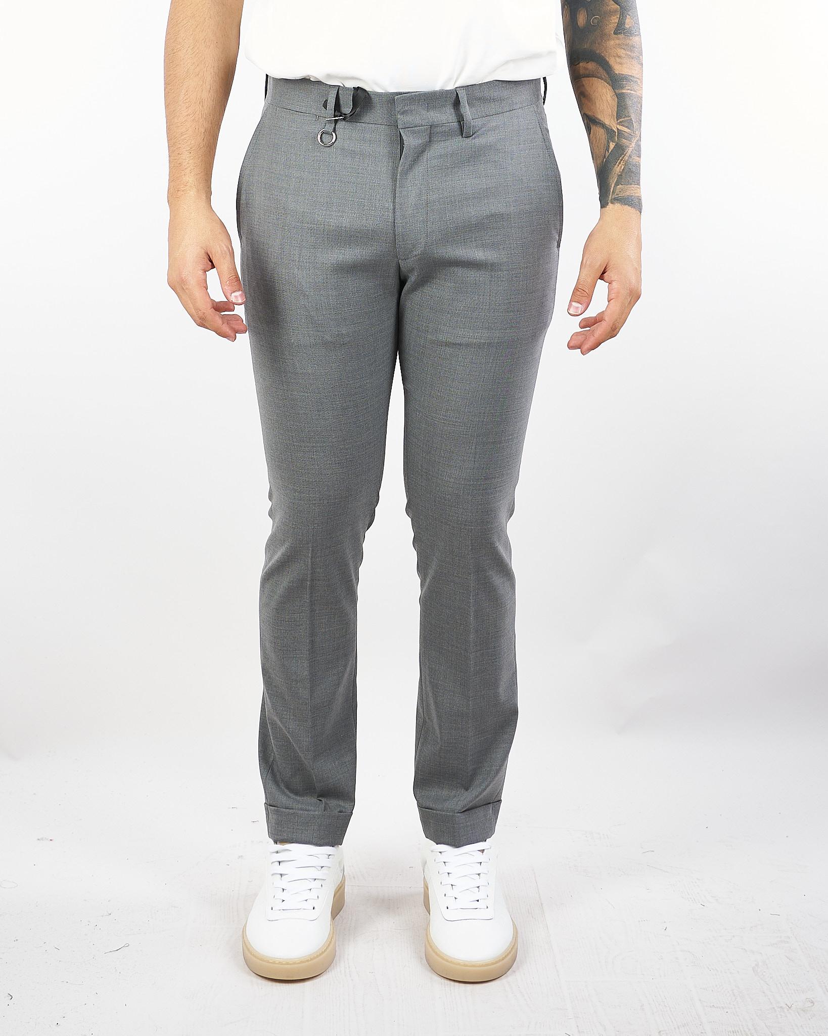 Pantalone Roxy Grigio in fresco lana GC1PFW25266842 N013 GOLDEN CRAFT 