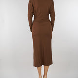 Abito Tabacco in jersey MSTSALVO 2 MAX MARA STUDIO 