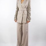 Pantalone Taupe wide leg BHPA010A 35 BOHEMIAN VI 