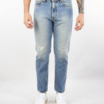 Jeans Lucky tapered fit con rotture 451P523 12 CYCLE 