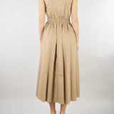 Abito Nocciola in cotone NS223 35 NO SECRETS 