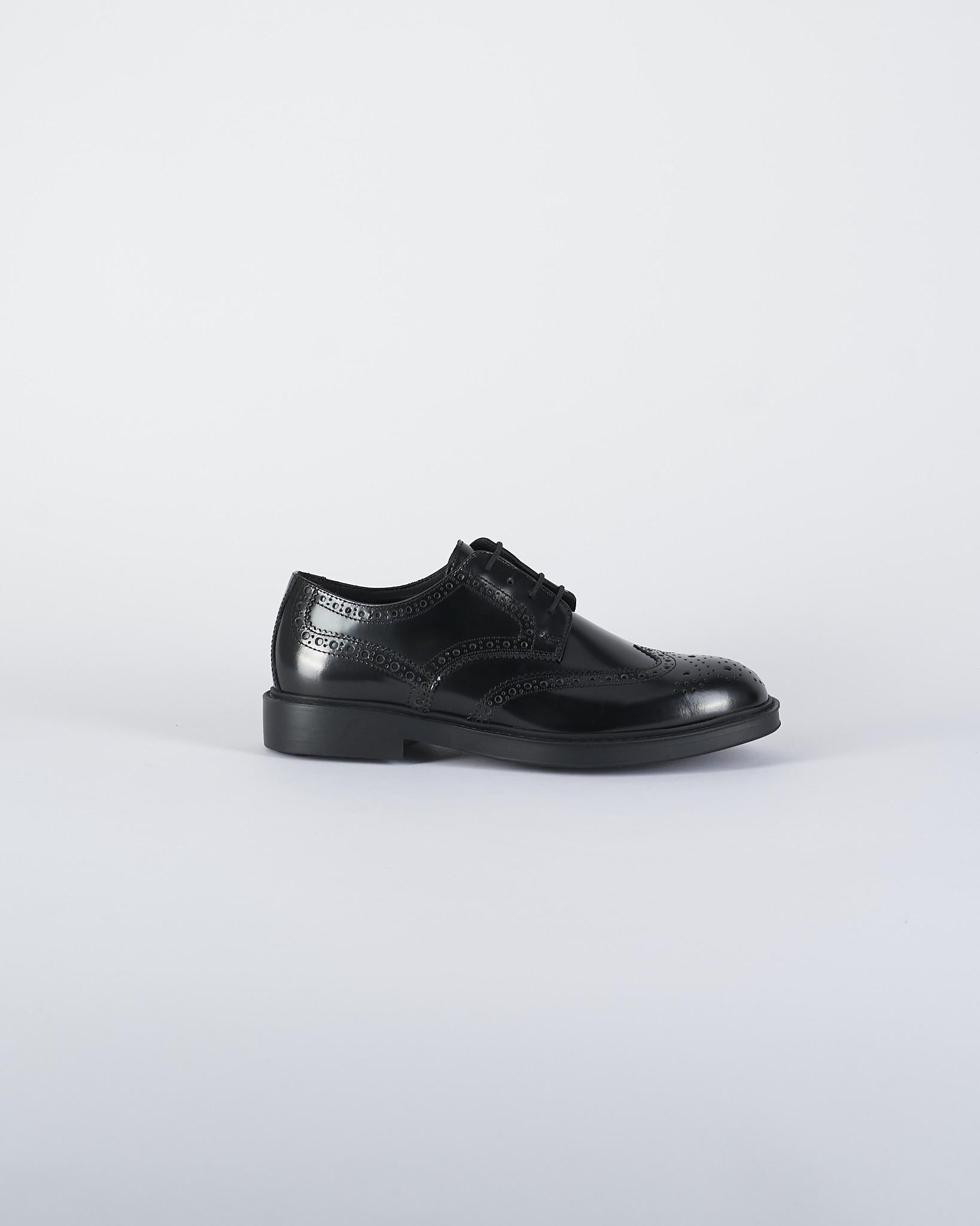 Francesina Nero in pelle 22940DVS9 99 ANTICA CUOIERIA 