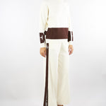 Maglia Milk-Coffee in viscosa con bande lucide MK01S56E2 EG2 ELISABETTA FRANCHI 