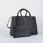 Borsa Nero  tote grande con logo BS34A56E2 110 ELISABETTA FRANCHI 